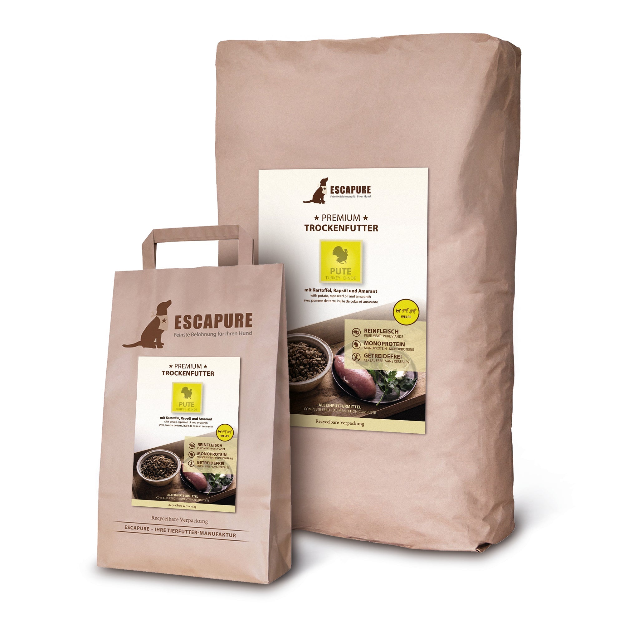 Escapure Junior Pute Premium, Trockenfutter
