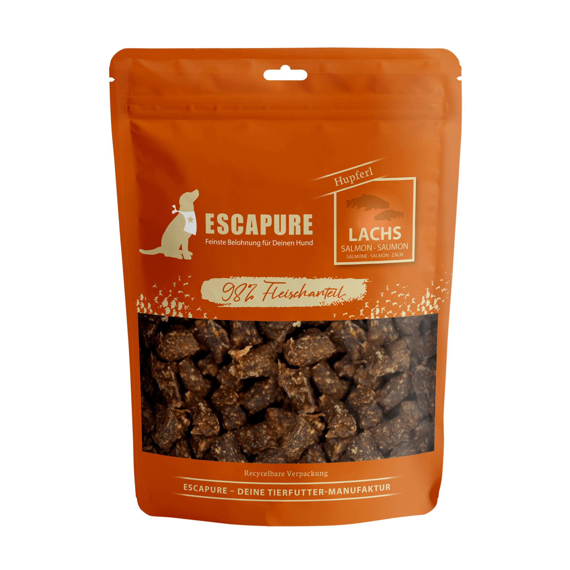 Escapure Lachs Hupferl, Snacks