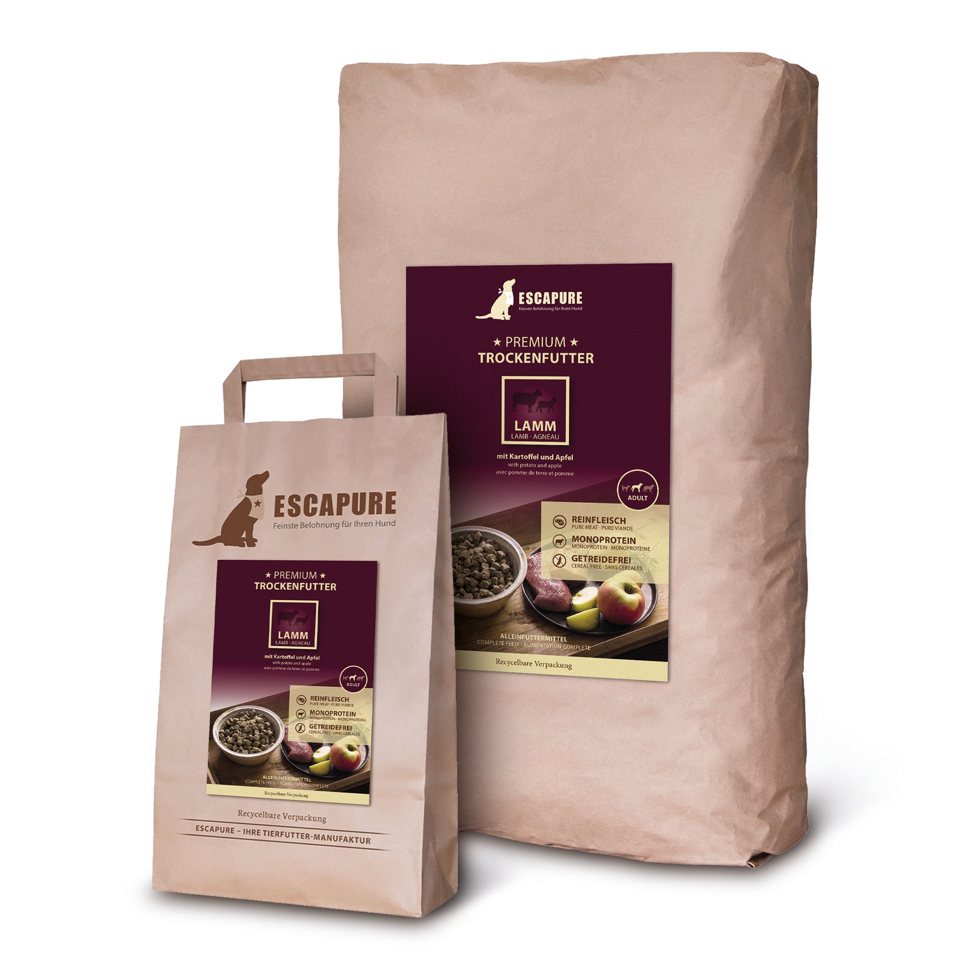 Escapure Lamm Premium, Trockenfutter