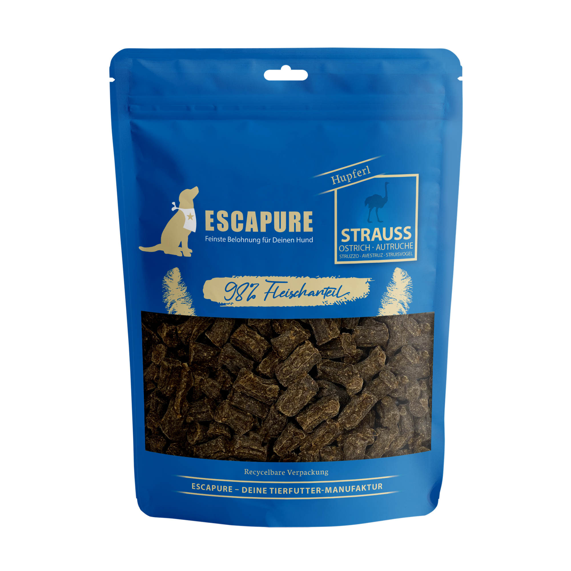 Escapure Straussen Hupferl