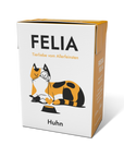 FELIA Huhn Nassfutter für Katzen, einzelner 190 g Tetra Pak