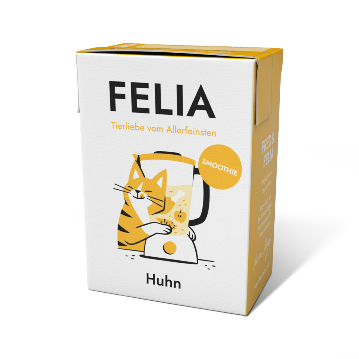 FELIA Smoothie Huhn Ergänzungsfutter für Katzen, einzelner 190 g Tetra Pak