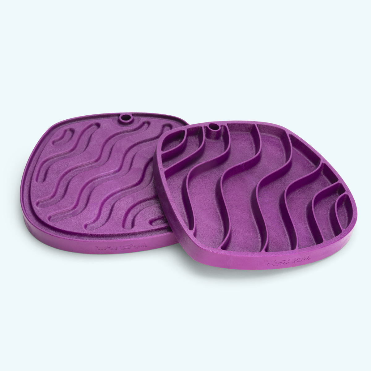 West Paw Seaflex Feast Mat Waves – Berry