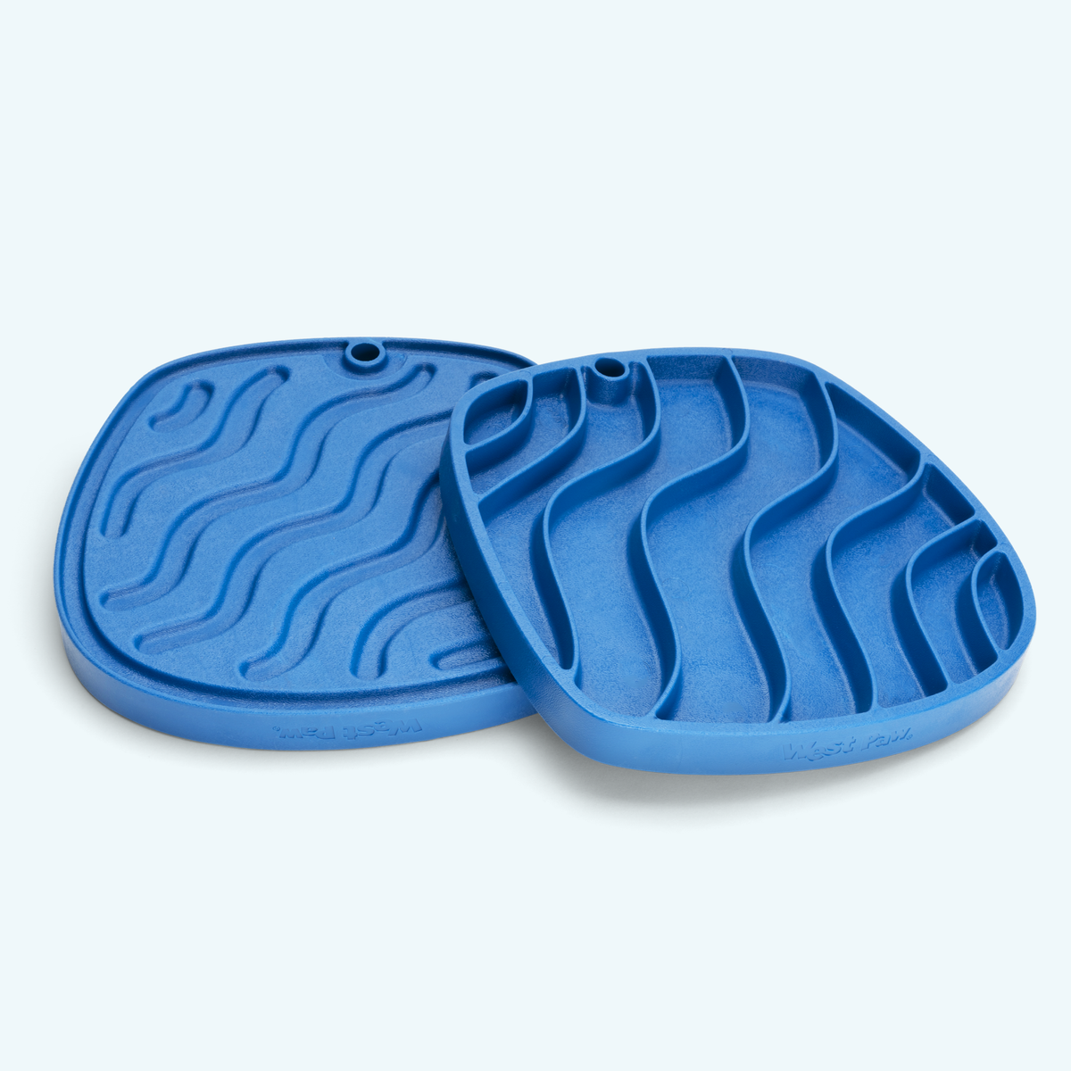 West Paw Seaflex Feast Mat Waves – Blau
