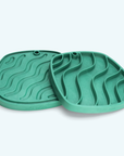 West Paw Seaflex Feast Mat Waves – Grün