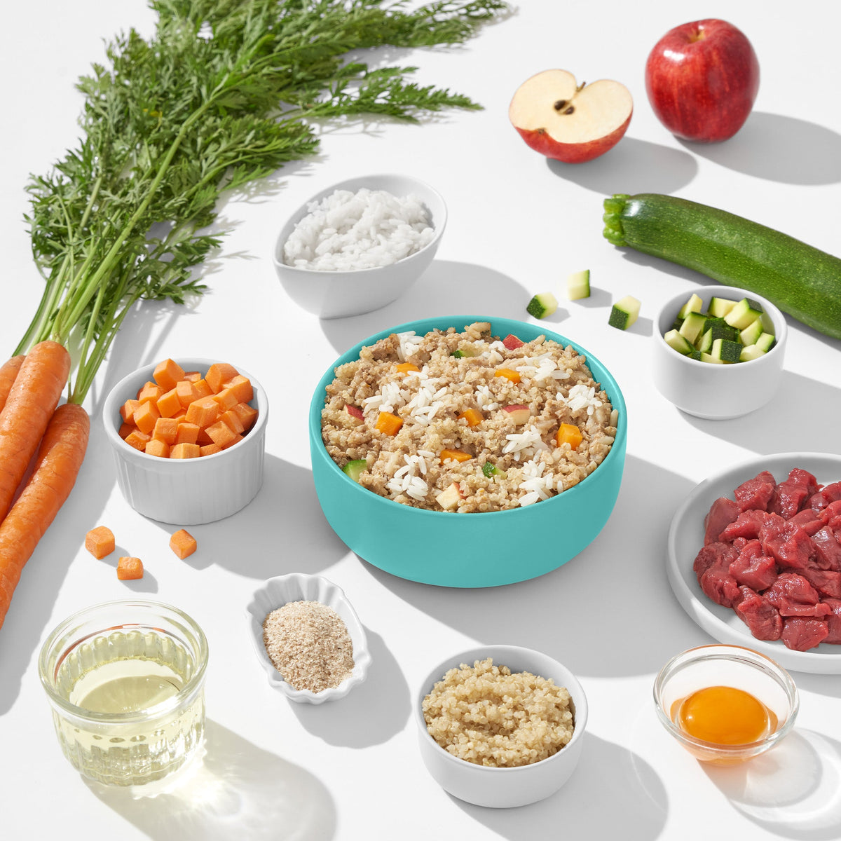 FRED VET Low Protein Nassfutter für Hunde, Zutaten im Überblick