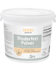 Grau Rinderfett-Pulver