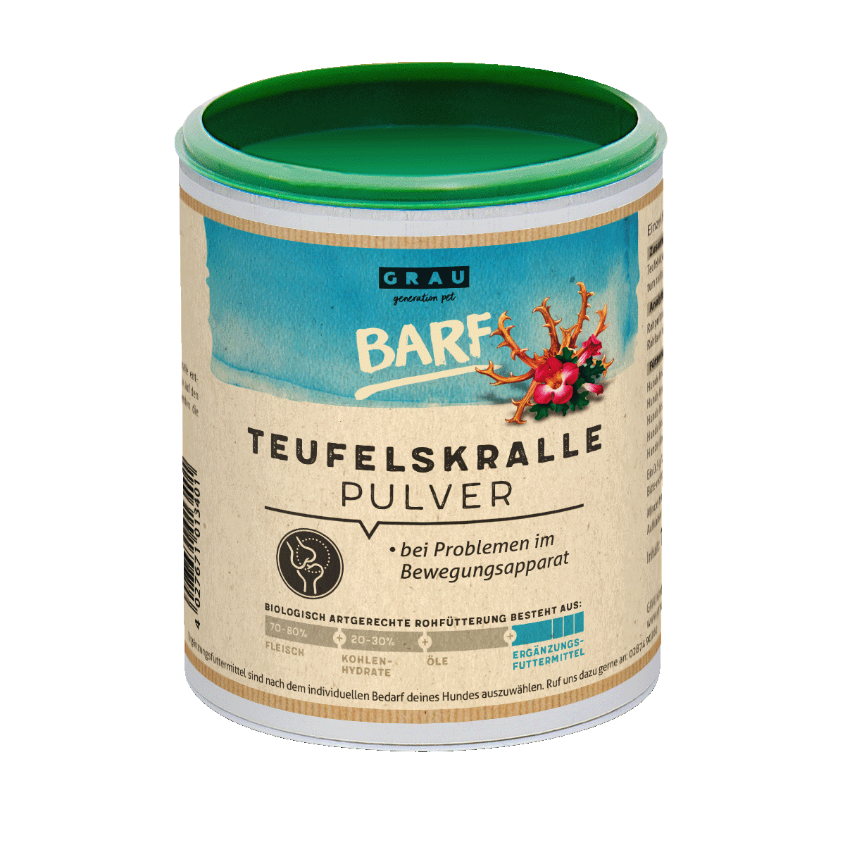 Grau Teufelskralle Pulver