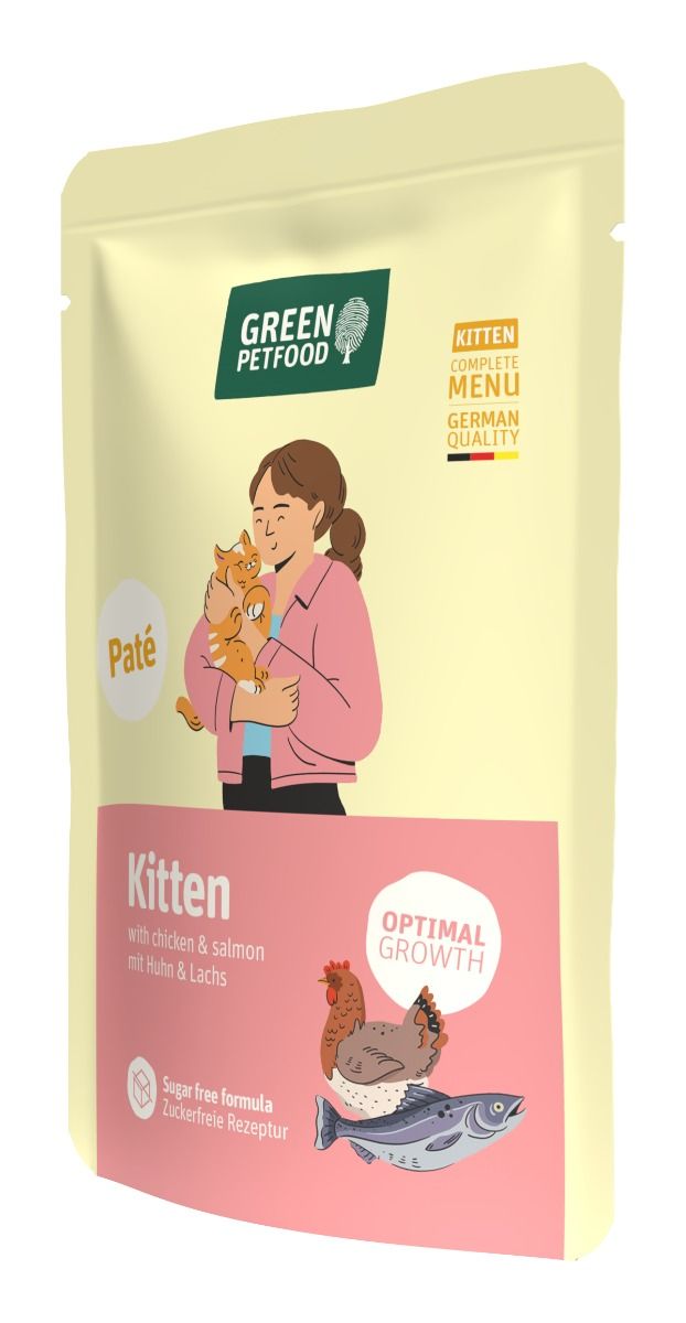 Green Petfood Paté Kitten, Nassfutter
