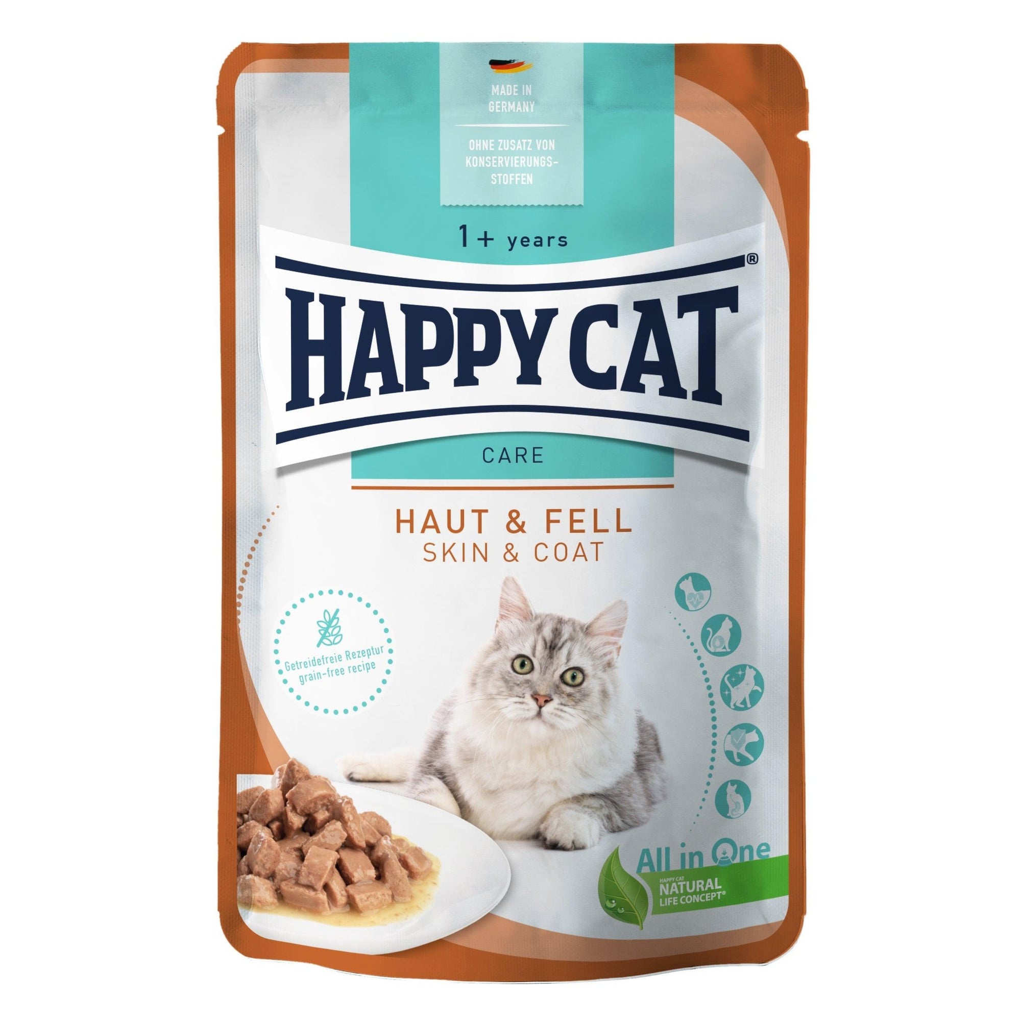Happy Cat Care Meat in Sauce Haut & Fell