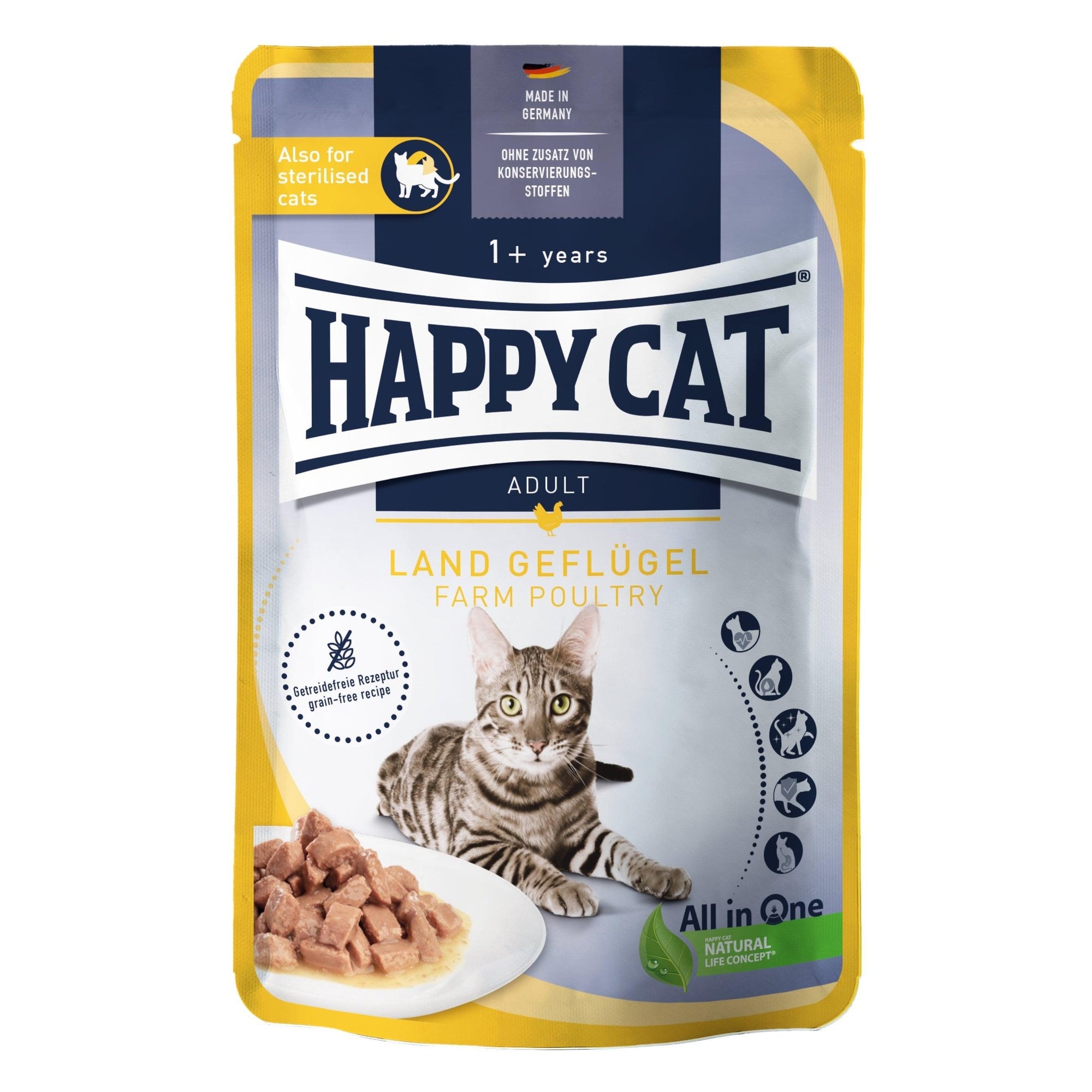 Happy Cat Culinary Meat in Sauce Landgeflügel