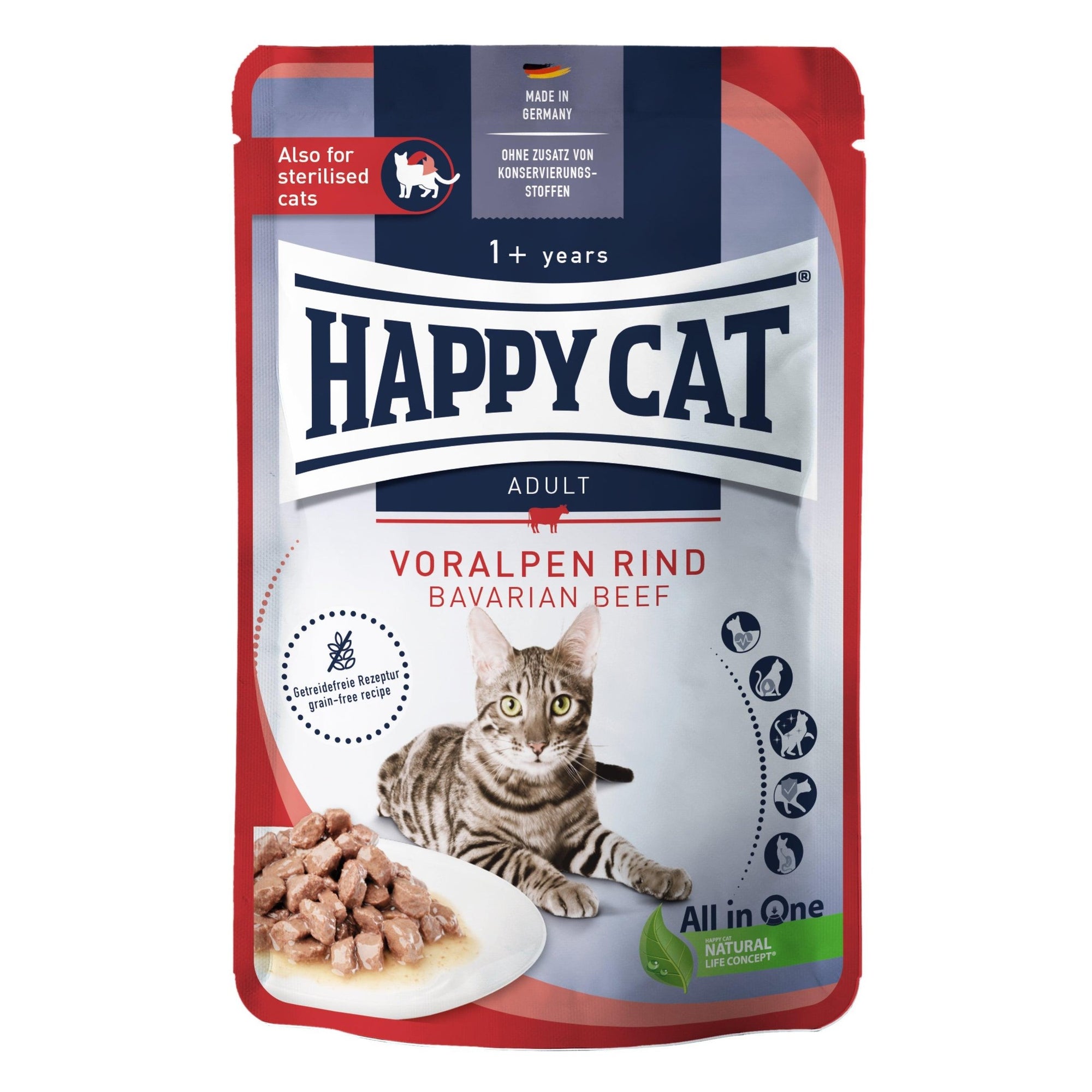 Happy Cat Culinary Meat in Sauce Voralpen Rind