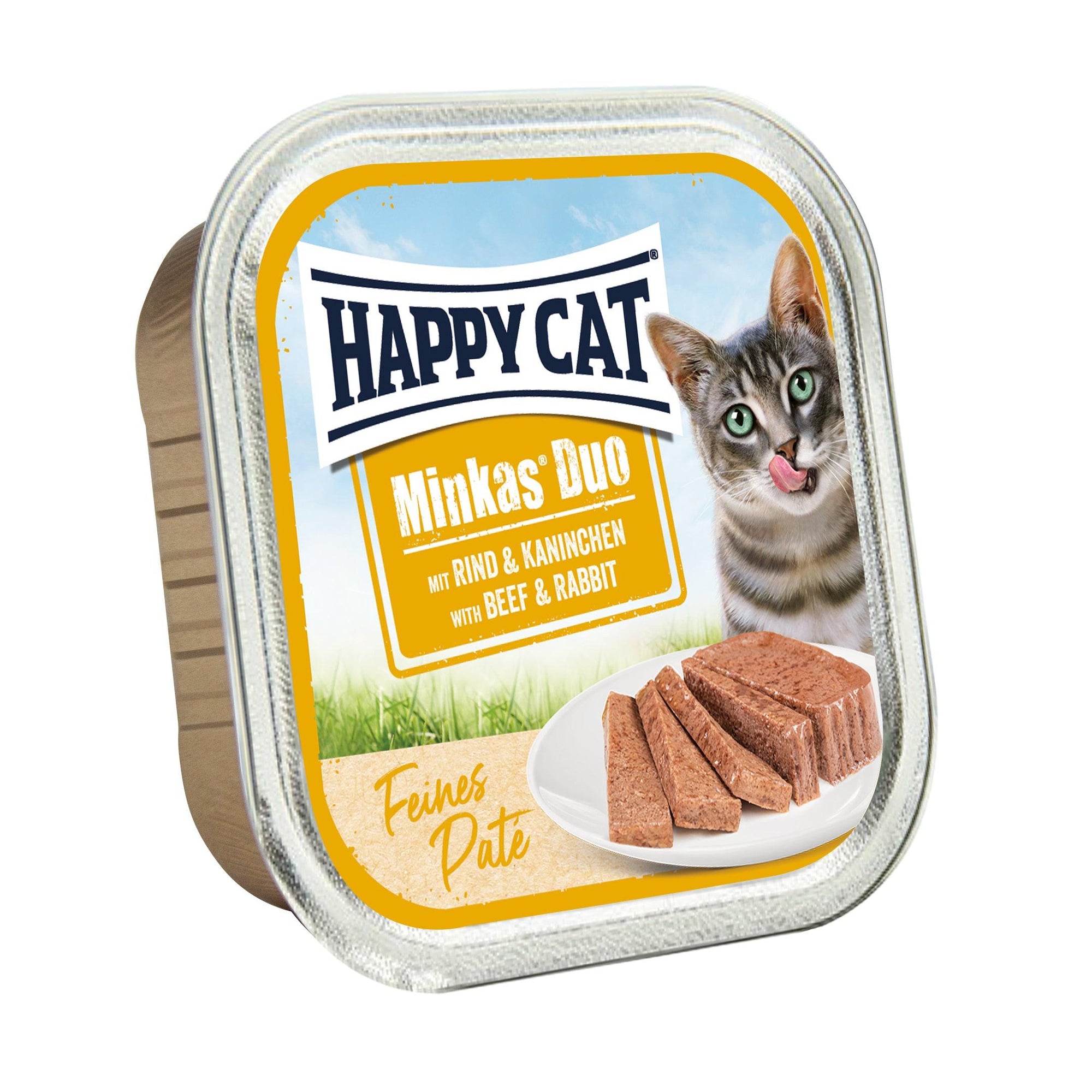 Happy Cat Minkas Schale Duo Rind & Kaninchen Paté