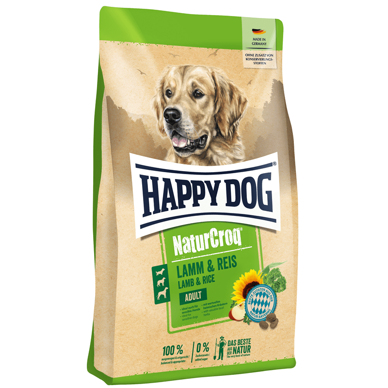 Happy Dog Premium NaturCroq Lamm & Reis, Trockenfutter
