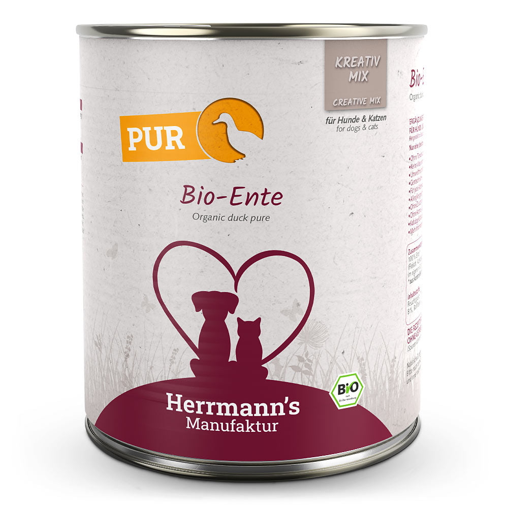 Herrmanns Hund Reinfleisch Bio-Ente