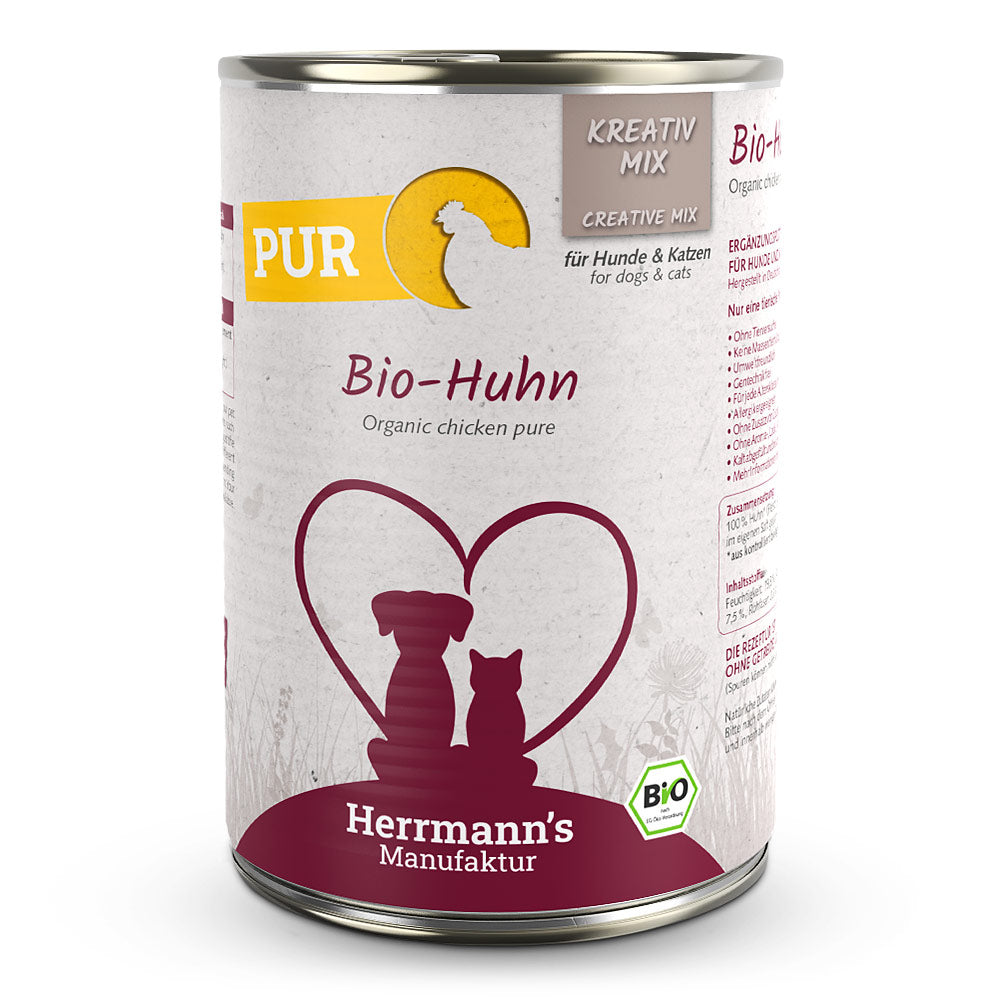 Herrmanns Hund Reinfleisch Bio-Huhn