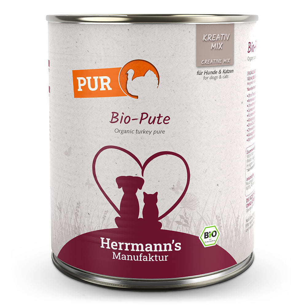 Herrmanns Hund Reinfleisch Bio-Pute