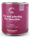 Herrmanns Hund Sensible Pferd, Süßkartof., Zucchini, Borretschöl