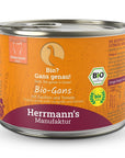 Herrmanns Katze Bio Gans, Zucchini, Tomate