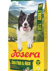 Josera Adult Sea Fish & Rice gluten-free dog food 2.5kg bag with salmon oil