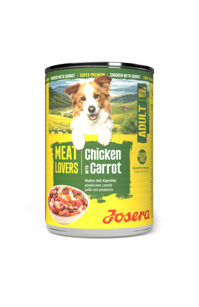 Josera Dog Dose Meat Lovers Adult Menu Chicken & Carrot, Nassfutter