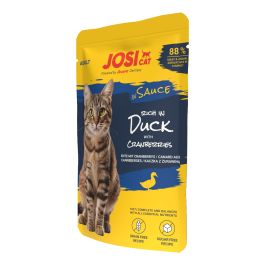 JosiCat Ente in Sauce Nassfutter Pouch Duck with Cabbage wet cat food