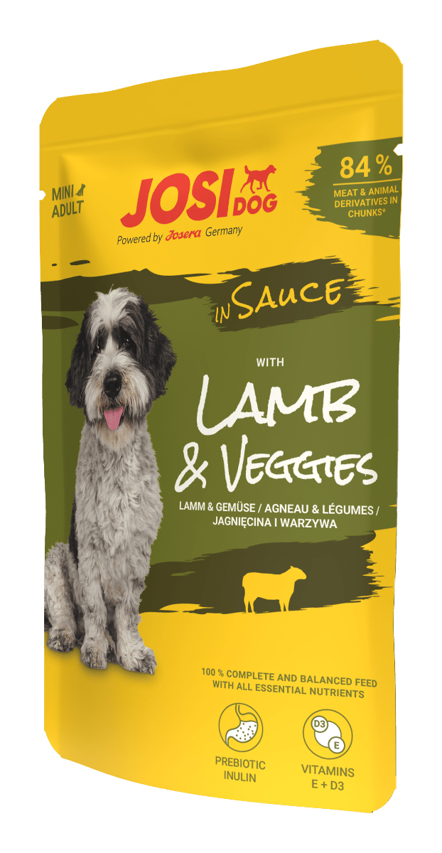 JosiDog Lamb&Veggies in Sauce, Nassfutter