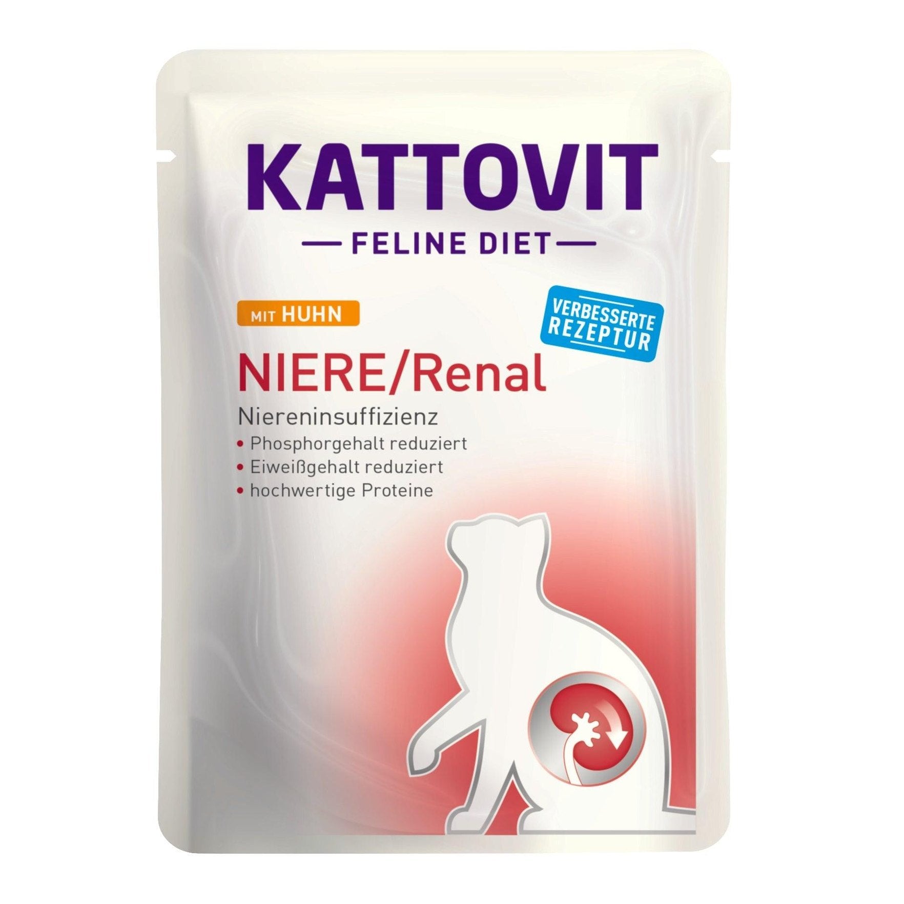 Artikel mit dem Namen Kattovit Feline Diet Niere/Renal Huhn im Shop von zoo.de , dem Onlineshop für nachhaltiges Hundefutter und Katzenfutter.