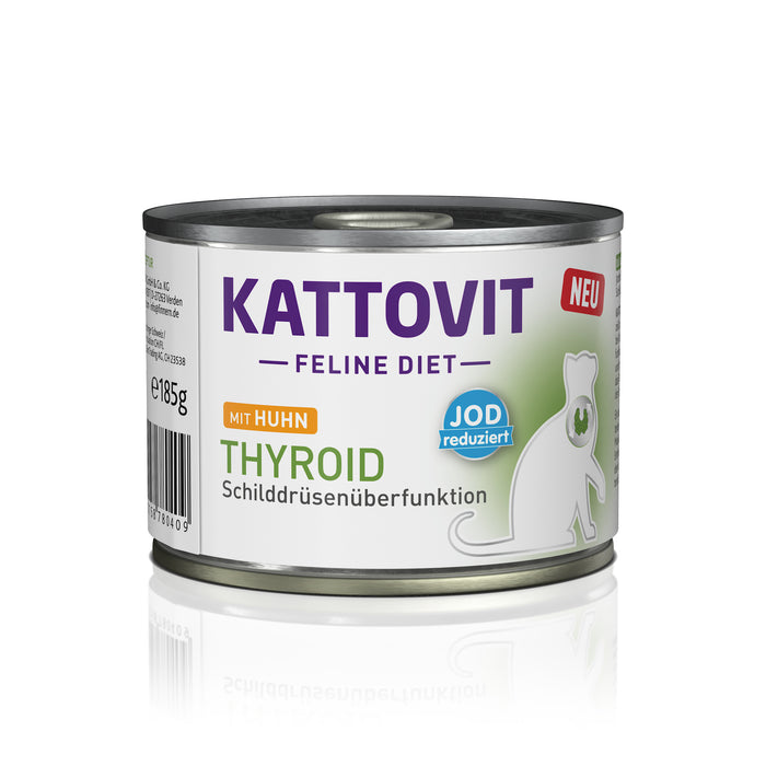 Kattovit Feline Diet Thyroid mit Huhn, Nassfutter