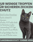 noms+ Zpot-on für Katzen gegen Zecken, Flöhe, Milben & Mücken [Jahresvorrat]