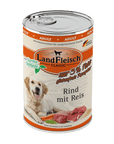 Artikel mit dem Namen Landfleisch Dog Classic Rind mit Reis und Gartengemüse extra mager im Shop von zoo.de , dem Onlineshop für nachhaltiges Hundefutter und Katzenfutter.