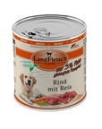 Artikel mit dem Namen Landfleisch Dog Classic Rind mit Reis und Gartengemüse extra mager im Shop von zoo.de , dem Onlineshop für nachhaltiges Hundefutter und Katzenfutter.