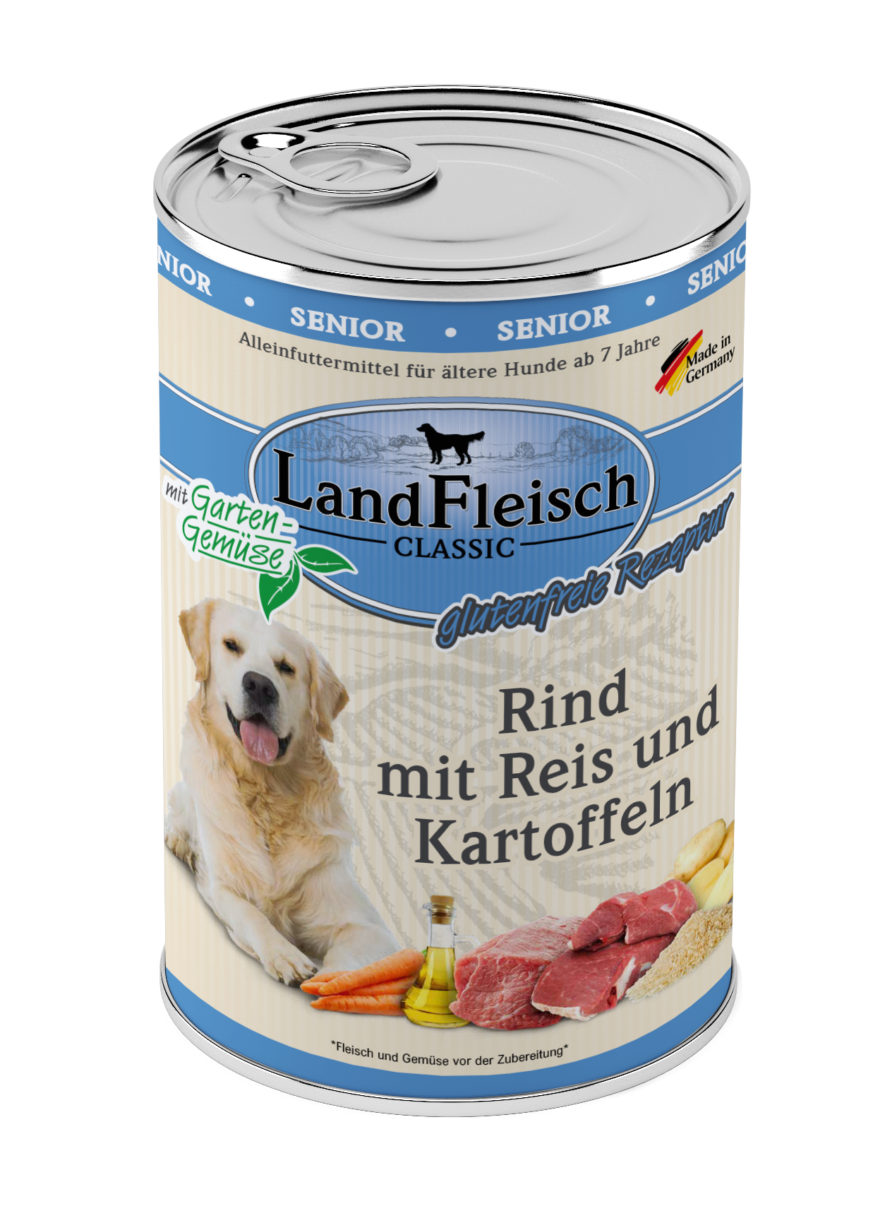 Landfleisch Dog Classic Senior Rind mit Kartoffeln & Gartengemüse