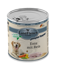 Landfleisch Dog Classic Ente mit Reis und Gartengemüse