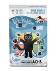 Artikel mit dem Namen Lucky Lou Adult Geflügel & Lachs im Shop von zoo.de , dem Onlineshop für nachhaltiges Hundefutter und Katzenfutter.