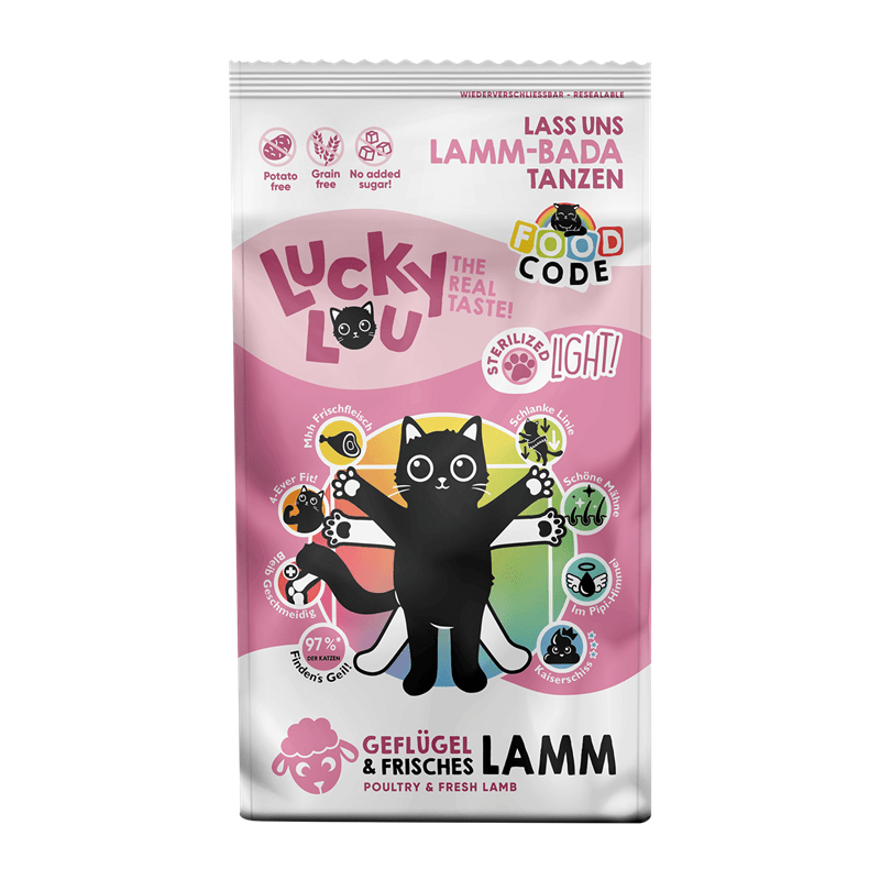 Artikel mit dem Namen Lucky Lou Light Geflügel & Lamm im Shop von zoo.de , dem Onlineshop für nachhaltiges Hundefutter und Katzenfutter.