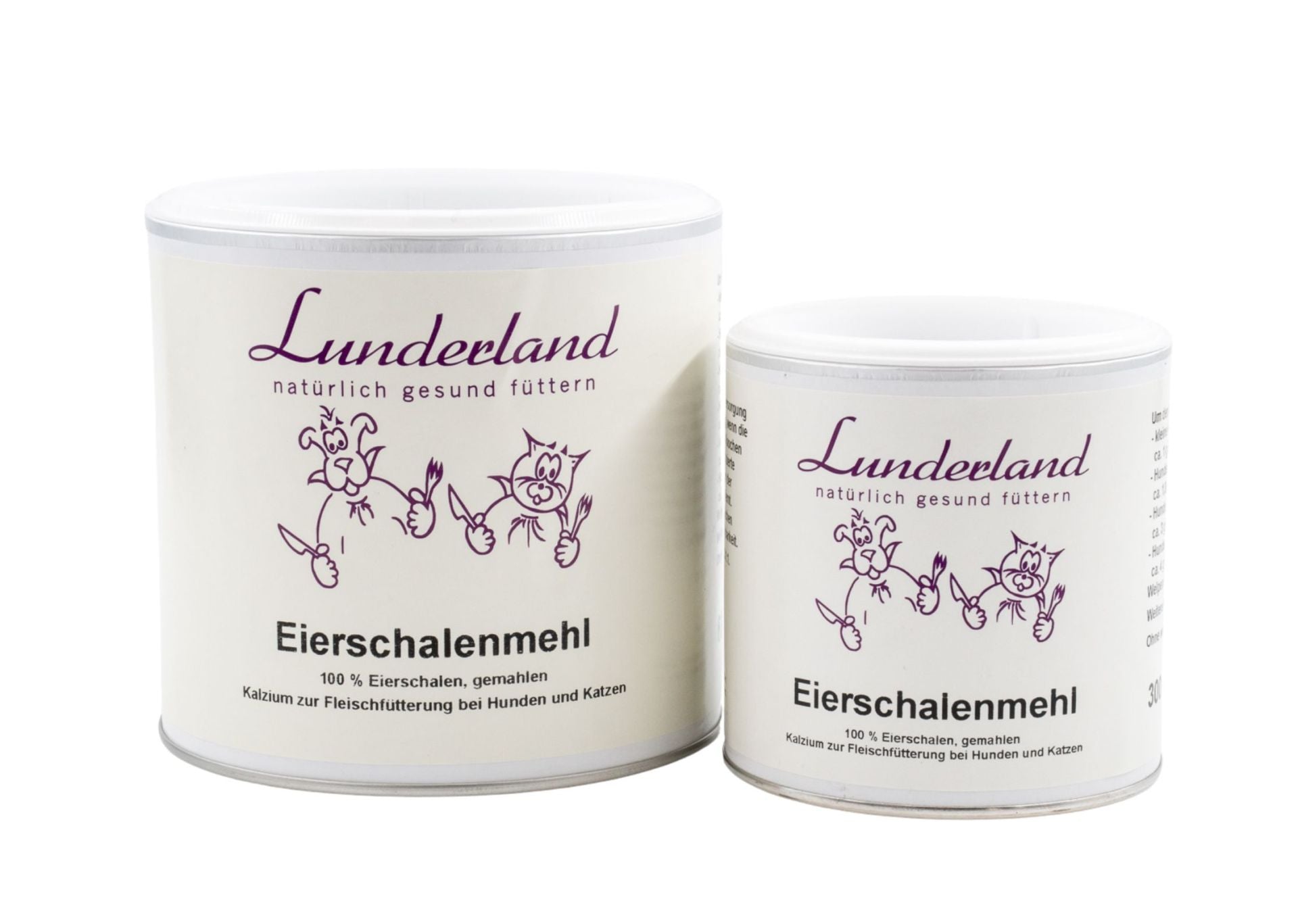Lunderland Eierschalenmehl für Hunde und Katzen