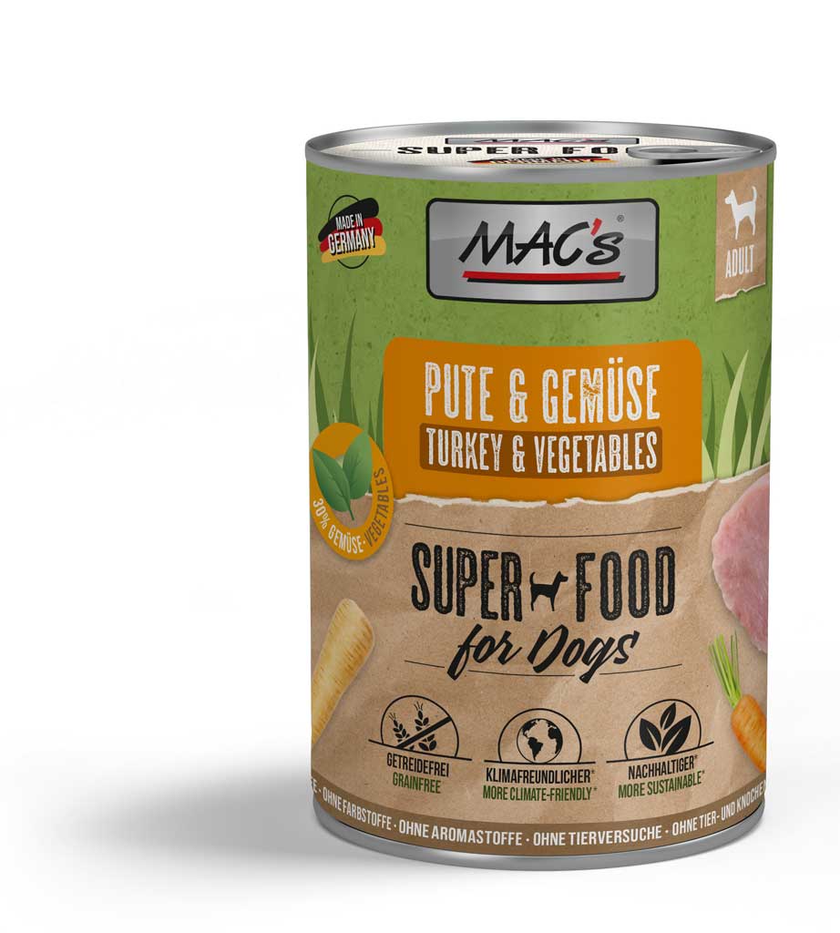 MAC’s DOG Pute & Gemüse, Nassfutter