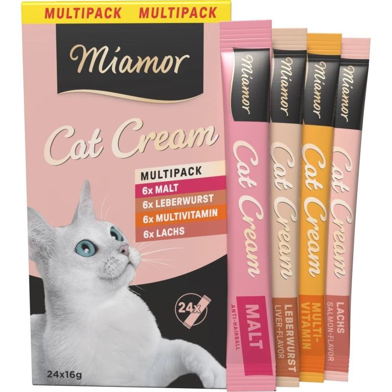 Miamor Cat Cream Vielfalt Multipack, Snacks