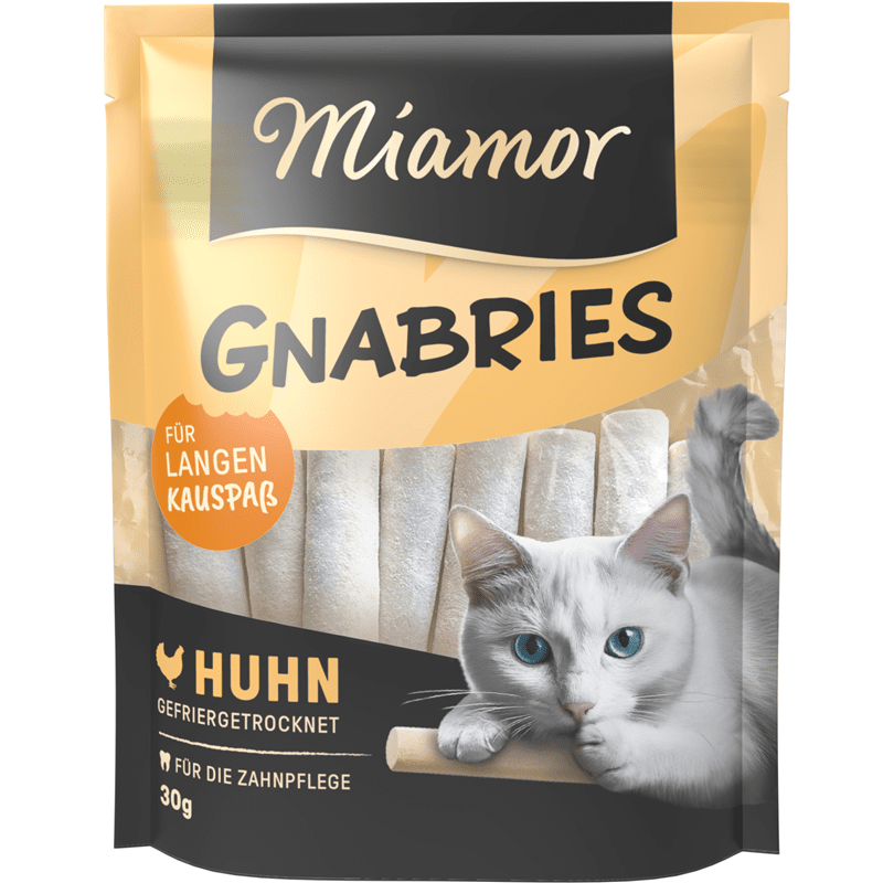 Miamor Gnabries Knabbersticks mit Huhn, Snacks