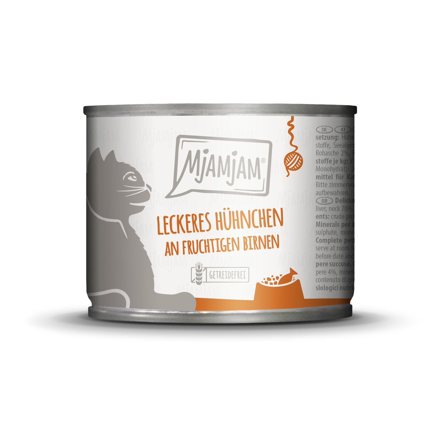 Artikel mit dem Namen MjAMjAM - Katze - Hühnchen &amp; Birnen im Shop von zoo.de , dem Onlineshop für nachhaltiges Hundefutter und Katzenfutter.