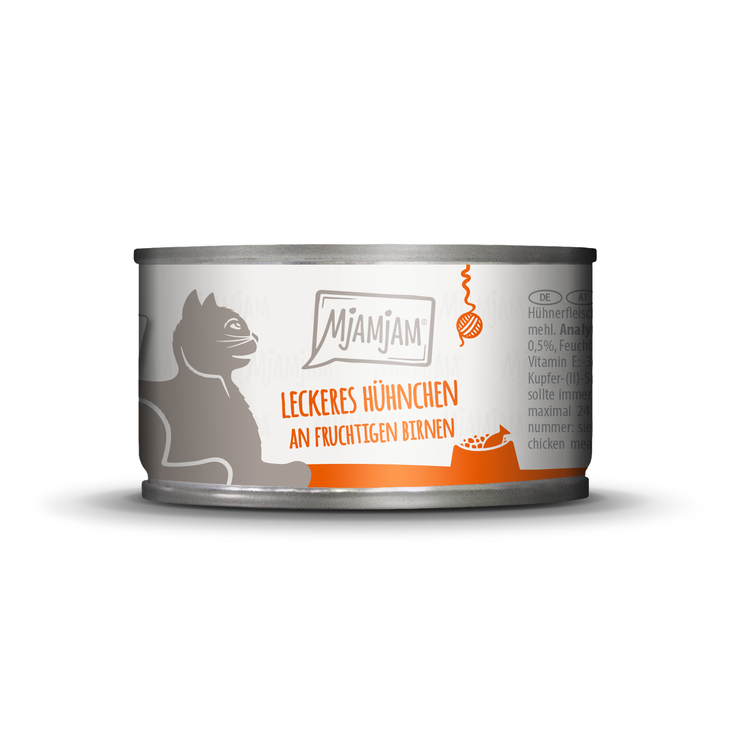 Artikel mit dem Namen MjAMjAM - Katze - Hühnchen & Birnen im Shop von zoo.de , dem Onlineshop für nachhaltiges Hundefutter und Katzenfutter.