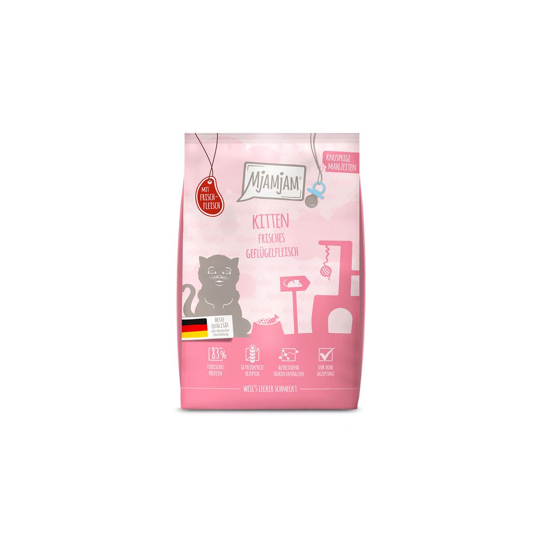 MjAMjAM Knusprige Mahlzeiten Kitten Geflügel 1,5 kg