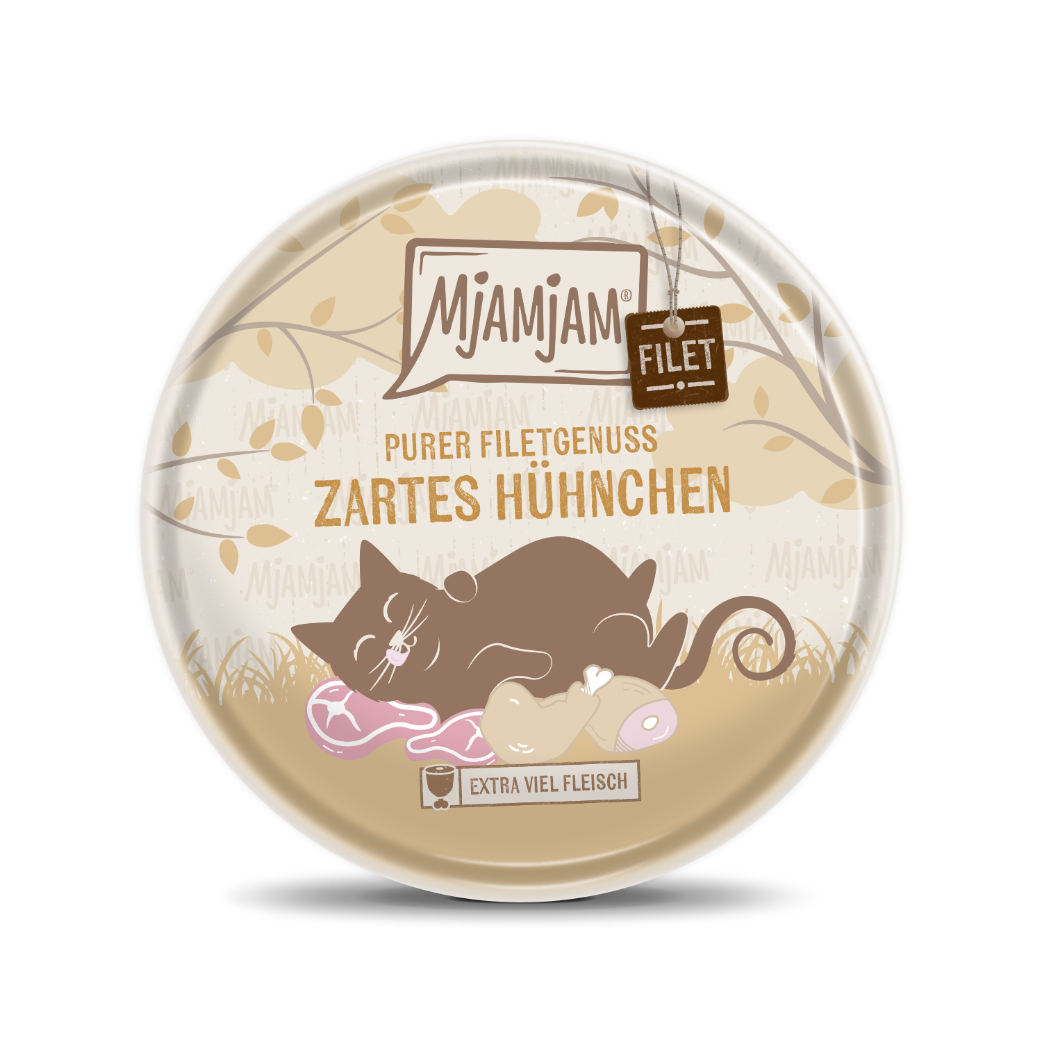 Artikel mit dem Namen MjAMjAM - Katze - Purer Filetgenuss Hühnchen im Shop von zoo.de , dem Onlineshop für nachhaltiges Hundefutter und Katzenfutter.