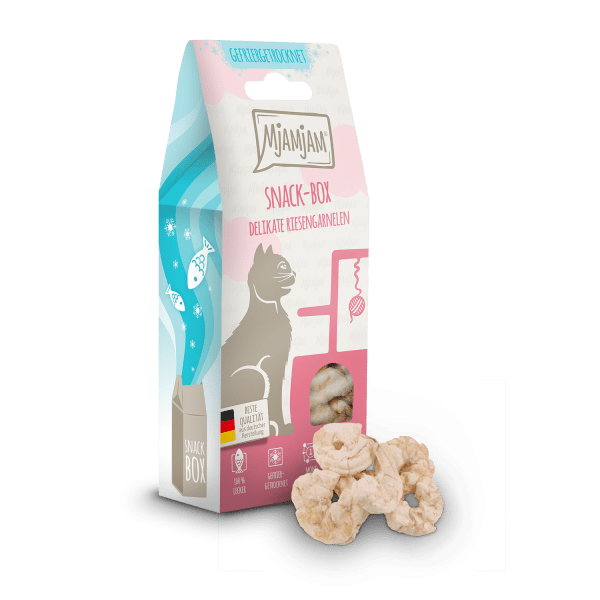 MjAMjAM delikate Riesengarnelen, Katzensnack 25 g