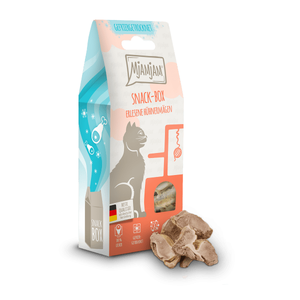 MjAMjAM erlesene Hühnermägen, Katzensnack 35 g