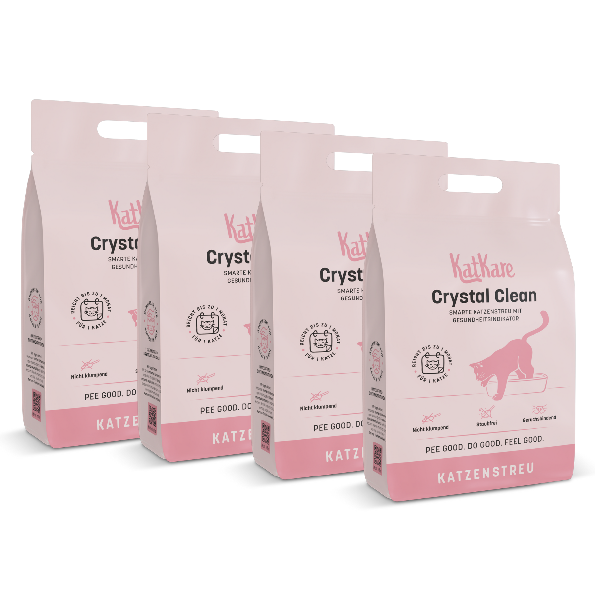 KatKare - Crystal Clean - Smarte Katzenstreu mit Gesundheitsindikator