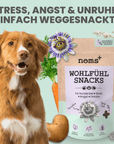 noms+ Wohlfühlsnacks für Hunde bei Stress, Angst, Unruhe & Hyperaktivität