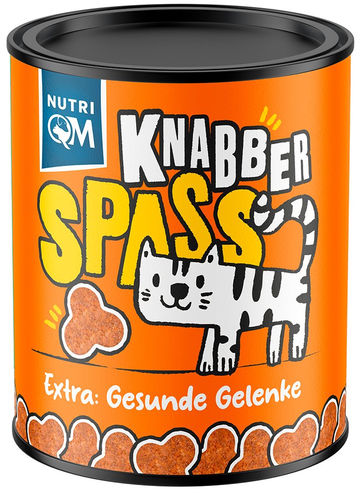 Artikel mit dem Namen NutriQM Katze Knabberspaß Gelenke im Shop von zoo.de , dem Onlineshop für nachhaltiges Hundefutter und Katzenfutter.