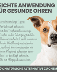 noms+ 2-in-1 Ohrfein Reinigung & Pflege für Hunde & Katzen mit kolloidalem Silber